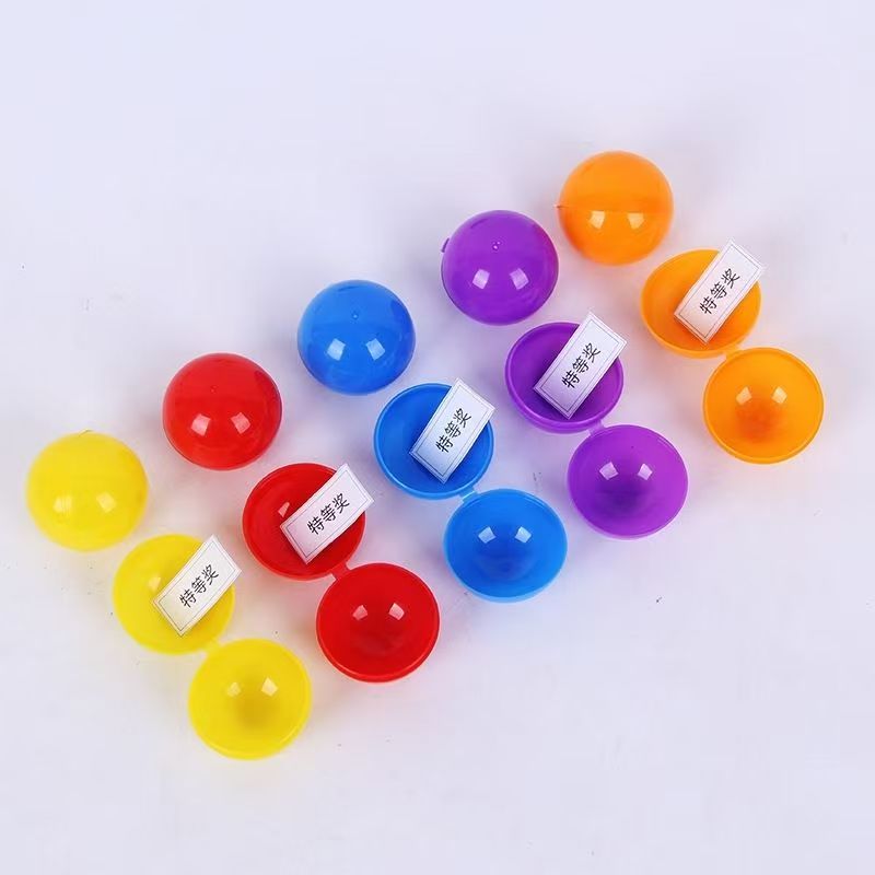 Party Games Egg - 50/100/200Pcs 4cm Conjoined Twist-shell Egg Casing