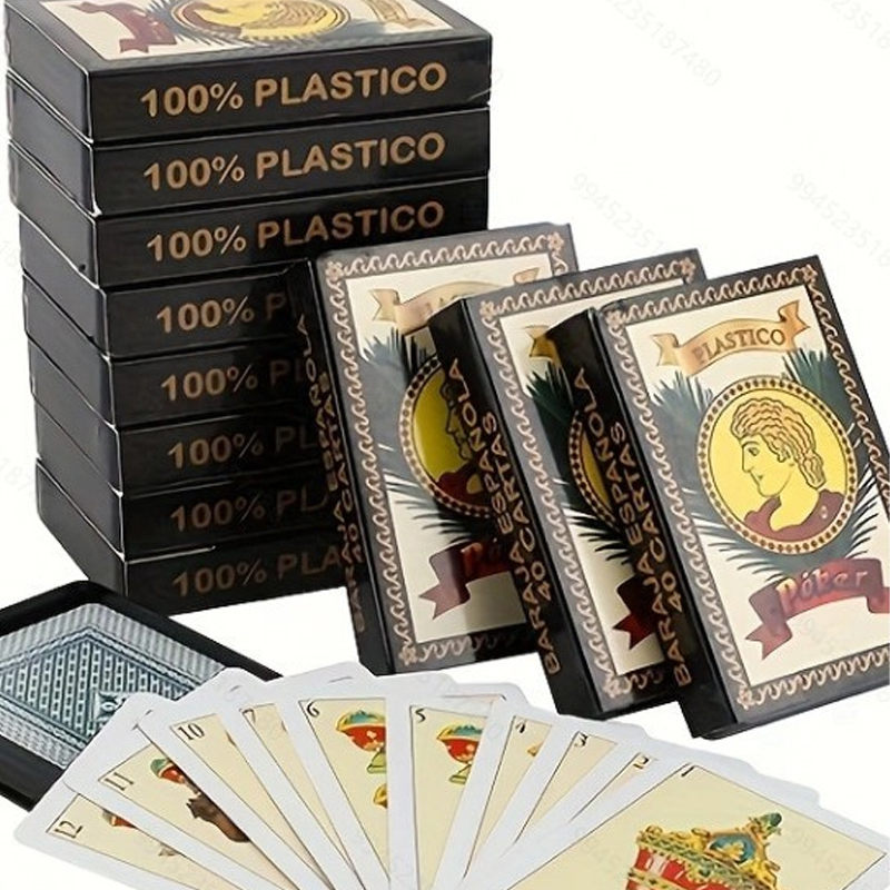 Party Games In Spanish - Spanish PVC Waterproof Plastic Playing Cards
