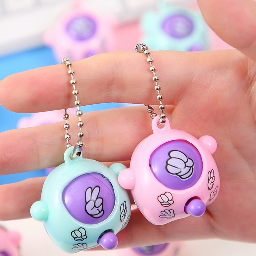Party Games Egg - Rock Paper Scissors Egg Keychains -
