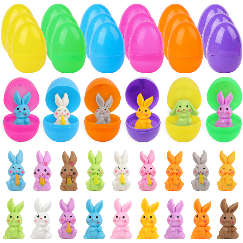 24Pcs Easter Egg With Rabbit F - đánh giá và giá Party Games Egg
