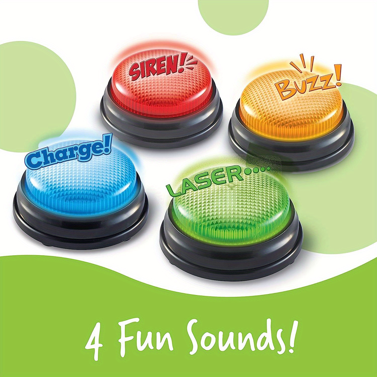 4pcs Lights and Sounds Buzzers - đánh giá và giá Party Games Quiz