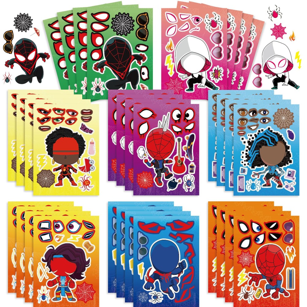 8/24pcs Spider Man  Puzzle Sti - đánh giá và giá Party Games Quiz