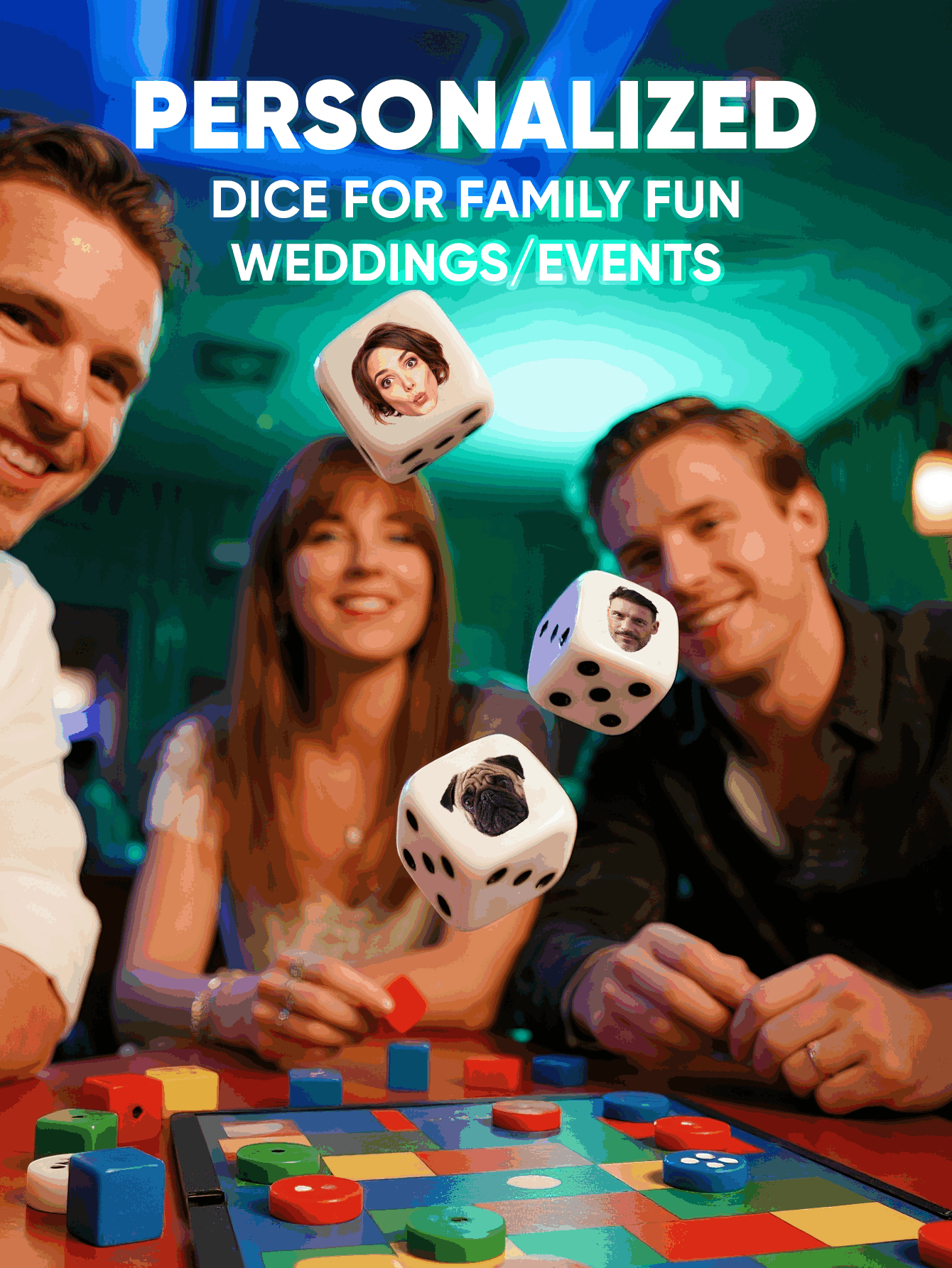 Custom Face Dice Personalized  - đánh giá và giá Party Games For Adults