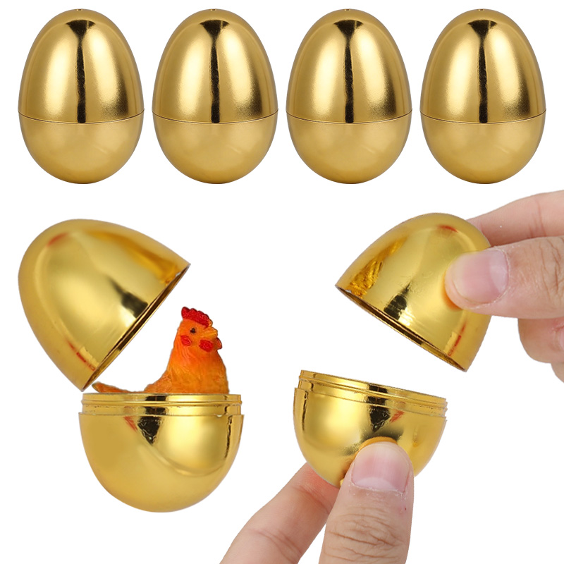 6PCS Golden Easter Eggs Plasti - đánh giá và giá Party Games Egg