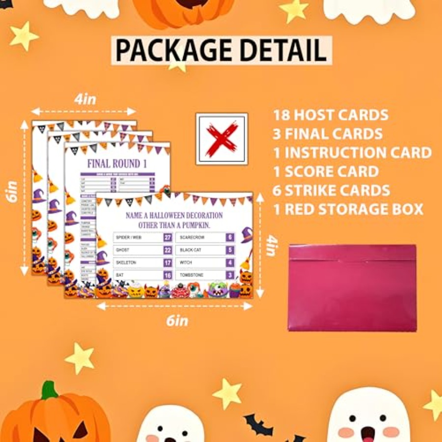 Halloween Friendly Feud Game,  - đánh giá và giá Party Games Quiz For Adults
