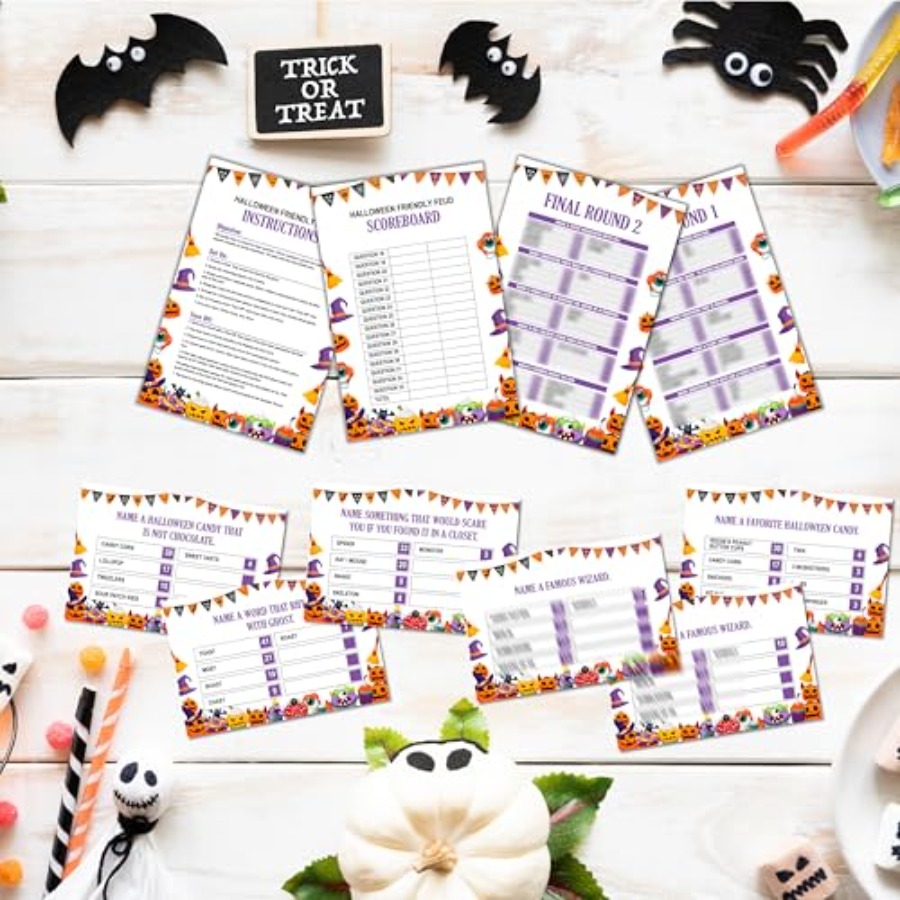 Halloween Friendly Feud Game,  - đánh giá và giá Party Games Quiz For Adults