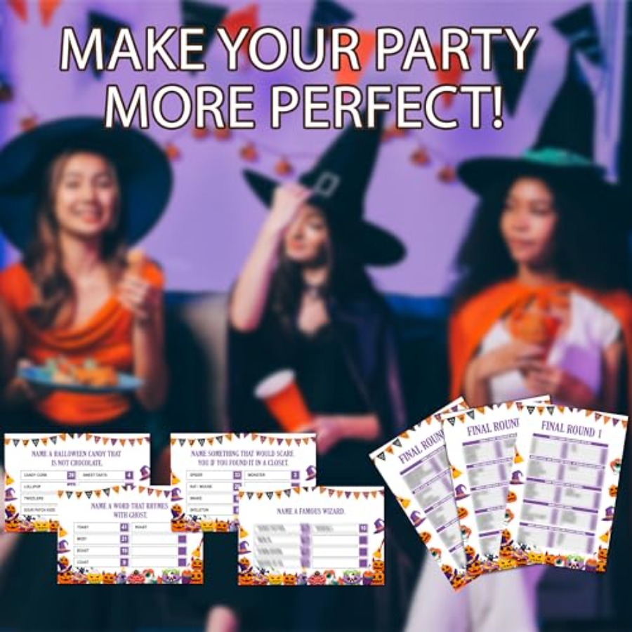 Halloween Friendly Feud Game,  - đánh giá và giá Party Games Quiz For Adults