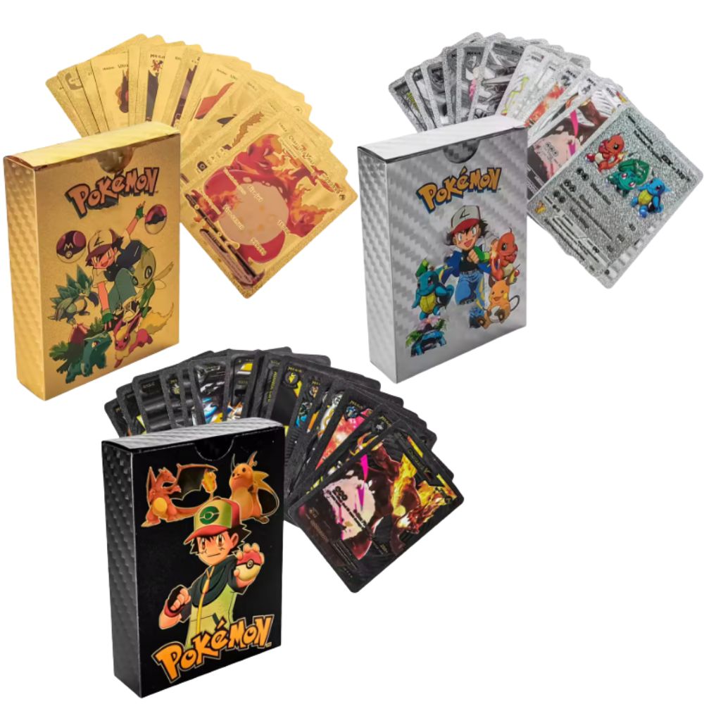New 55PCS Pokémon Cards Vmax G - đánh giá và giá Party Games In Spanish