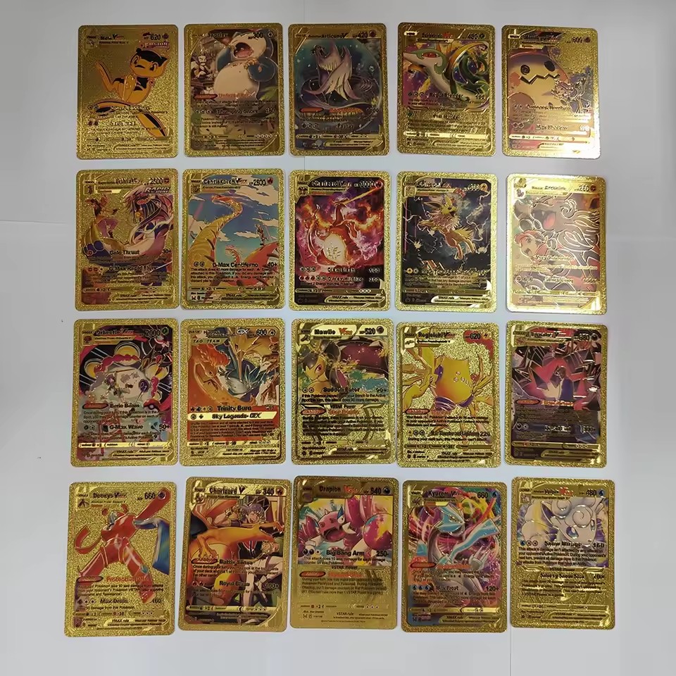 New 55PCS Pokémon Cards Vmax G - đánh giá và giá Party Games In Spanish