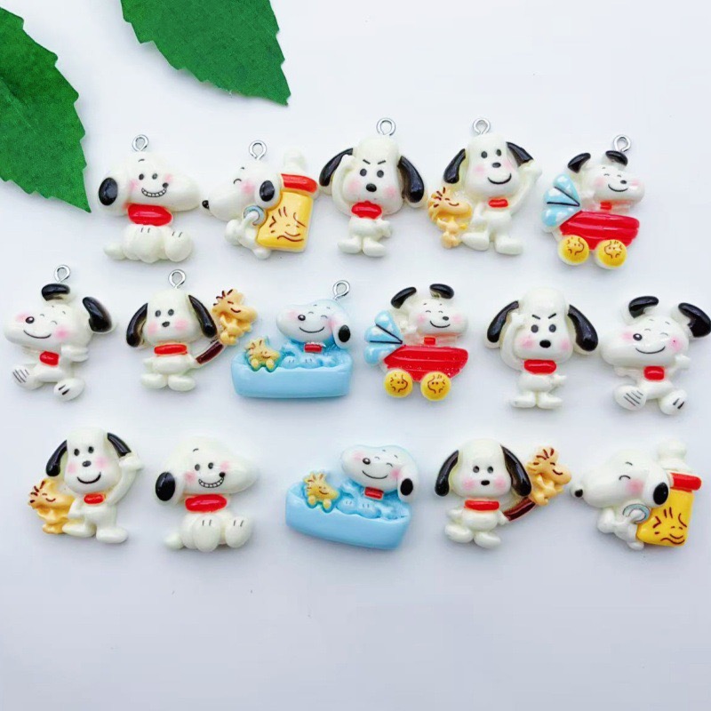 12pcs resin cartoon dog pendan - đánh giá và giá Party Games Crazy