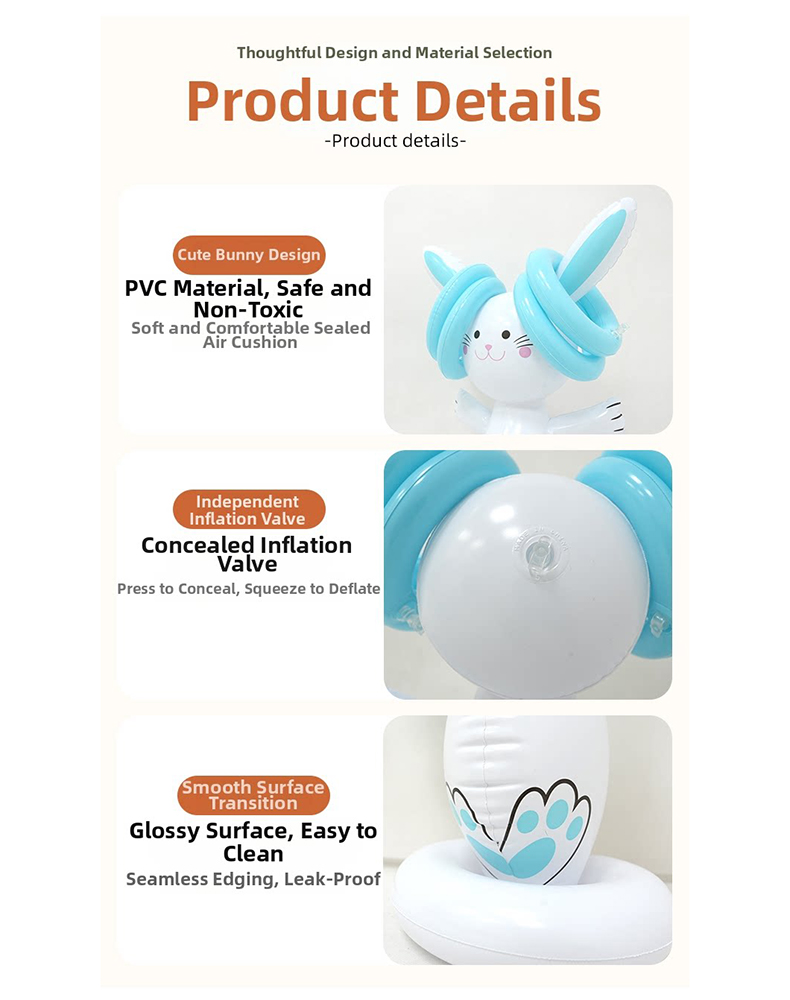 Easter Inflatable Bunny Ring T - đánh giá và giá Party Games Egg