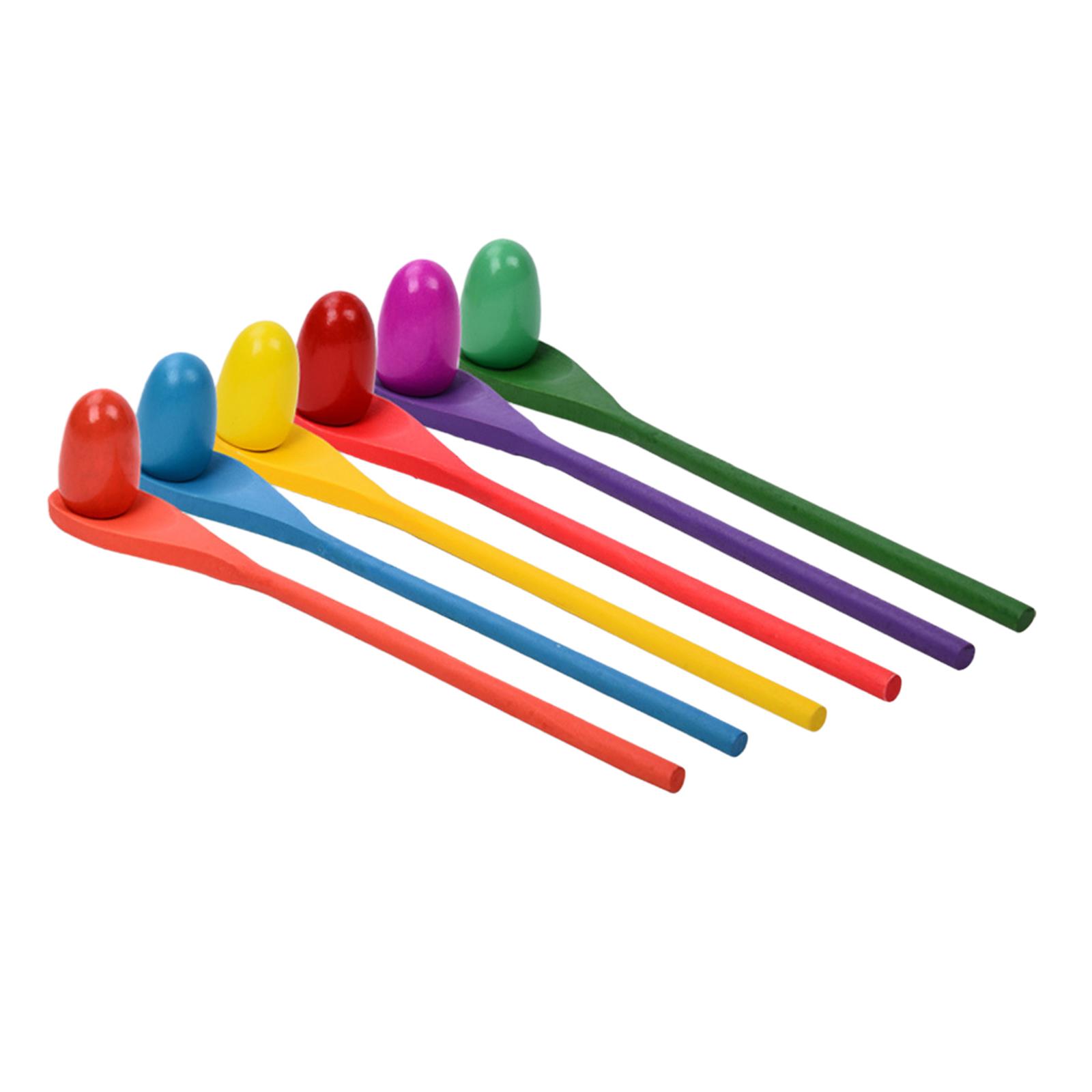 6 Pieces Egg Spoon Race Game H - đánh giá và giá Party Games Egg