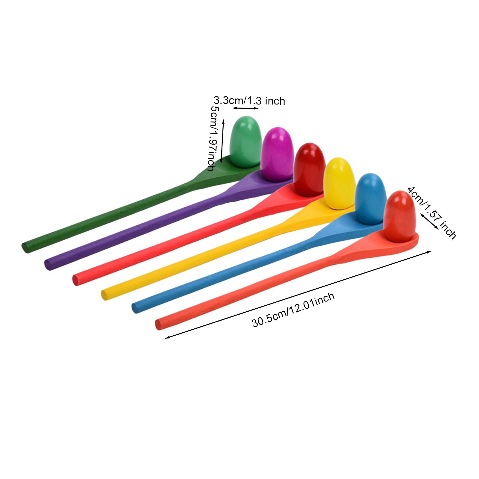 6 Pieces Egg Spoon Race Game H - đánh giá và giá Party Games Egg